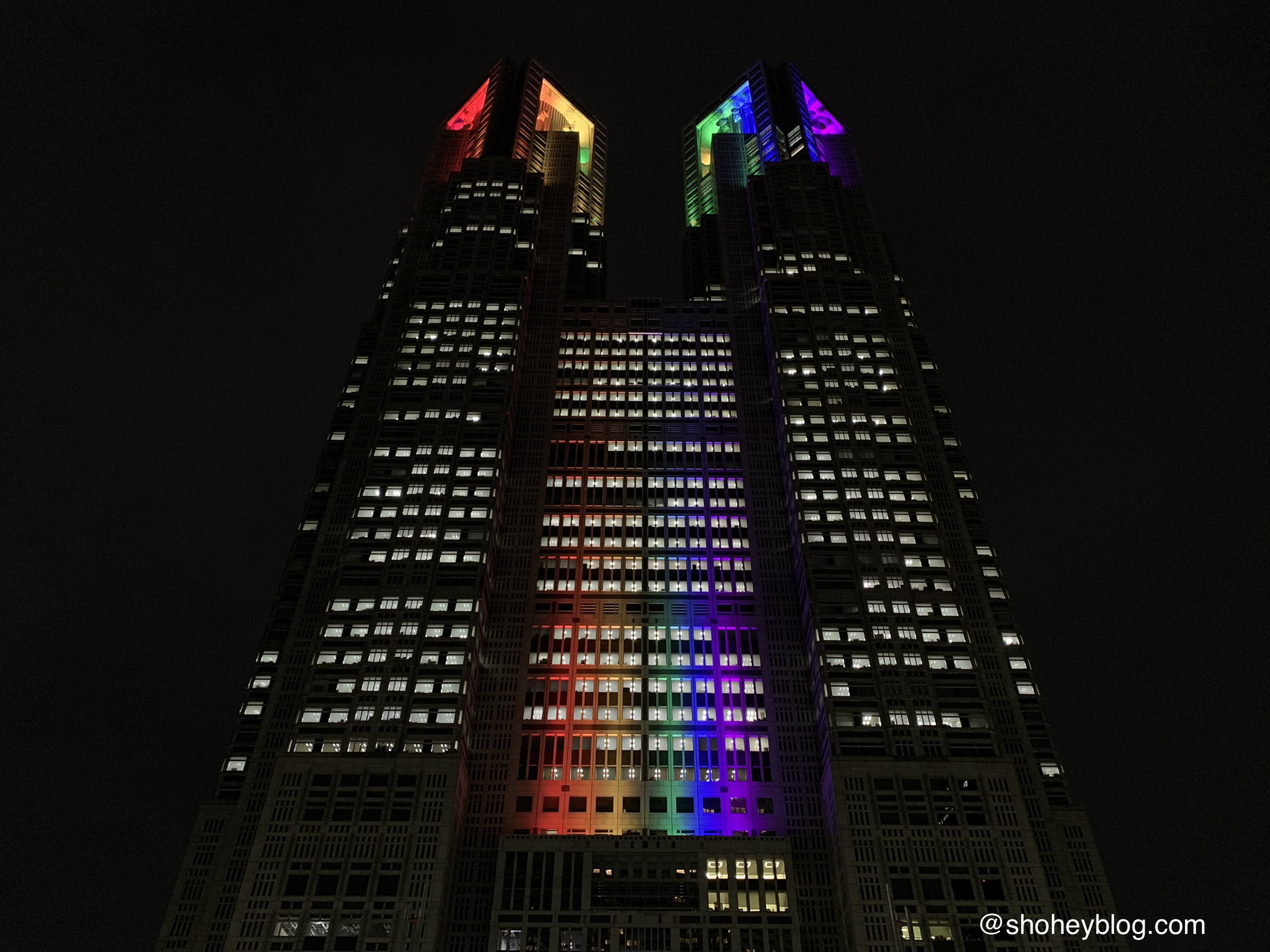 ShoheyBlog Nov 1st Tokyo LGBTQ+ partnership light up